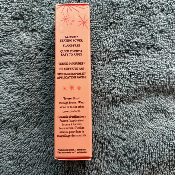 New UNOPENED Travel Size Benefit 24 Hour Brow Gel 2 ml / 0.06 US fl. oz. - Picture 4 of 6